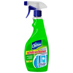 Чистящее средство для мытья стекол и зеркал "Chirton Window cleaner антипыль Альпийский луг", 500 мл.